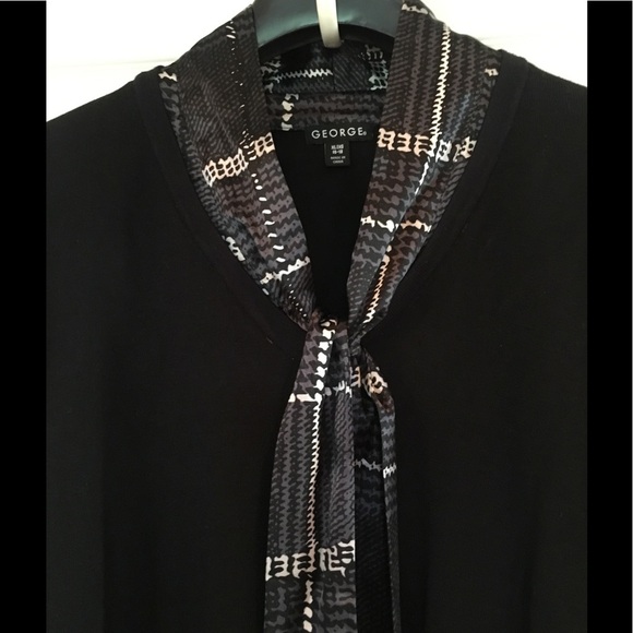 George Mock Layered Look Knit Top NWOT - Picture 2 of 7